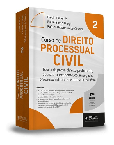 Curso De Direito Processual Civil - Vol. 02 - 17ed/22