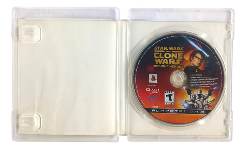 Star Wars The Clone Wars: Republic Heroes - Mídia Física Ps3 (Usado)