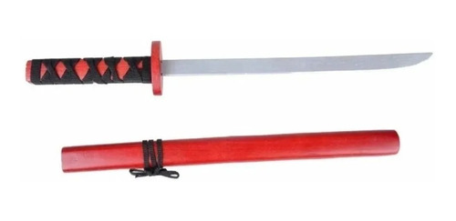 Katana /espada De Madera Juguete Infantil Roja 29   Smallbox