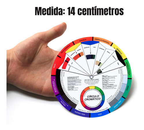 Círculo Crómatico Profesional Rueda De Color En Español