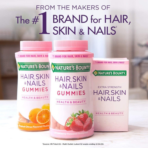 Natures Bounty Ayuda A La Piel Vitaminas Acne No Quistico Sabor Fresas Y Berrys