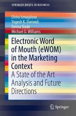 Libro Electronic Word Of Mouth (ewom) In The Marketing Co...