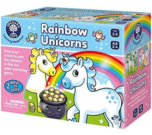 Juego De Mesa Unicornios Arcoíris