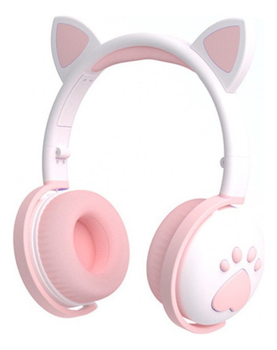 Auricular Bluetooth Micrófono Con Oreja De Gato