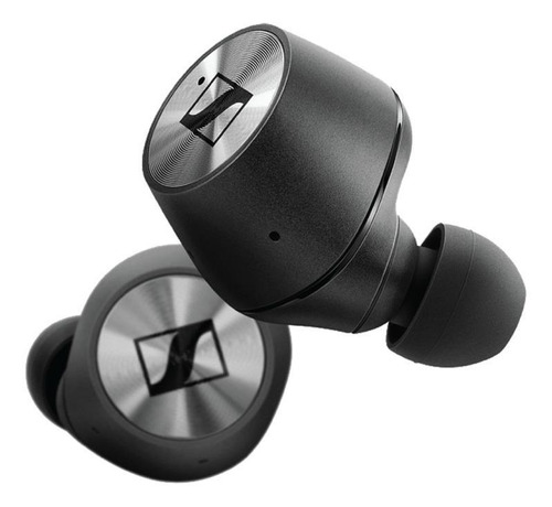 Auriculares In-ear Gamer Inalámbricos Sennheiser Momentum True Wireless Negro Y Plateado