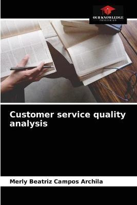 Libro Customer Service Quality Analysis - Merly Beatriz C...