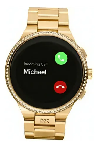 Michael kors gold tone smartwatch top