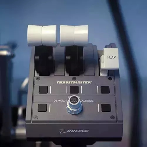 Thrustmaster Tca Quadrant Boeing Edition Pc De La Serie Color Gris