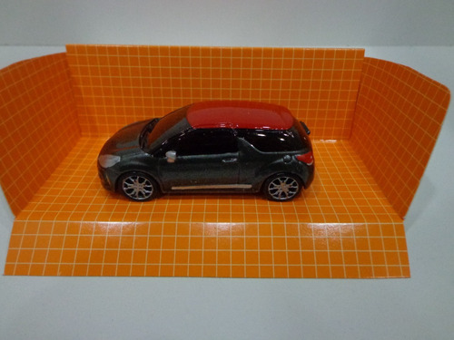 Citroen Ds3 Gris Techo Rojo 1/43 Cartrix Ideal Coleccion