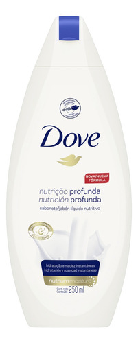 Sabonete Líquido Corporal Nutrição Profunda Com 250ml Dove