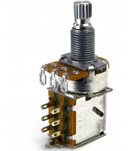 Potenciômetro Push Pull Chave Dpdt Alpha B500k Para Guitarra