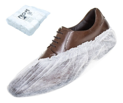  Proteção Para Sapatos Capa Branca Tnt 100 Pares 200unids
