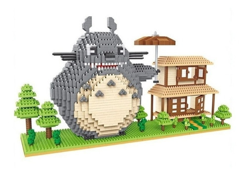 Set De Construcción Totoro Mini Block 3d 2107 Pzs En Caja