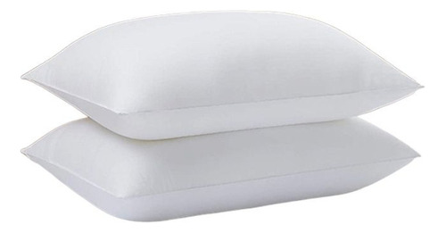 Almohada Monarca 1 Standard + 1 King Size 200 Hilos Color Blanco