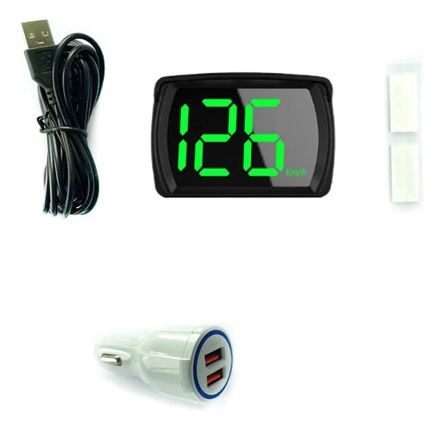 Velocímetro Led Gps Digital Con Pantalla Frontal Y Cabezal D