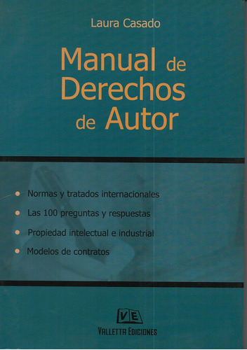 Manual De Derechos De Autor Laura Casado 2005 Valletta