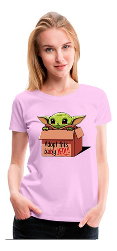 Polera Baby Yoda Box Jedi The Mandalorian Star Wars