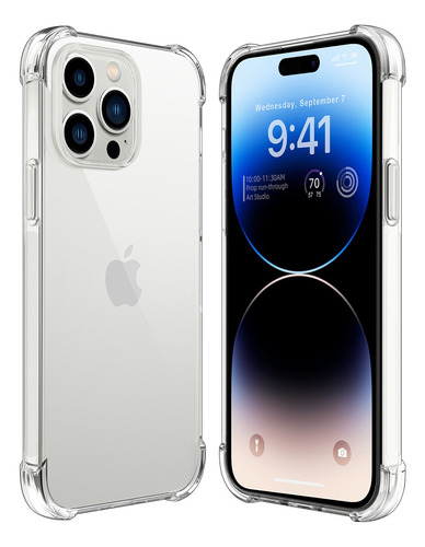 Protector Transparente Reforzado Para iPhone 14 Pro