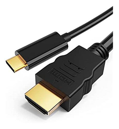 Usb C A Hdmi, Cablecreation 16 Pies Cable Usb Tipo C A Hdmi 
