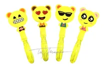 Comprar Pack 4 Burbujeros Tiki Taka Emoji 20.5cm Cotillon Sorpresita