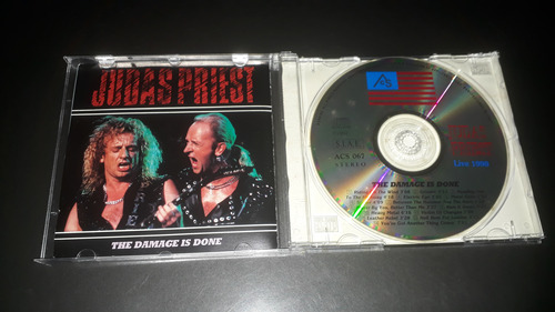 Cd Bootleg Prensado Judas Priest The Damage Is Done 1990 (Usado)
