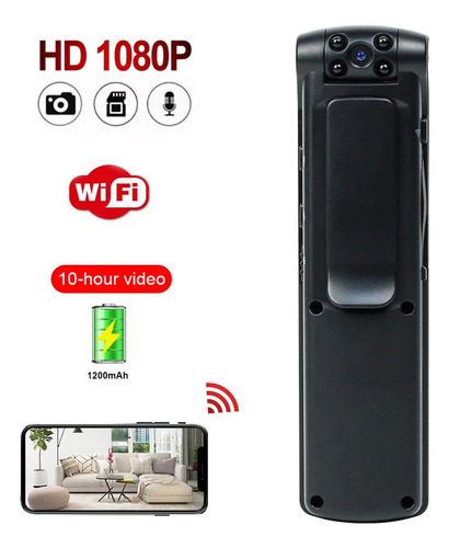 ~ !! Cámara De Grabación Portátil Wifi Cam Audio Mini Body