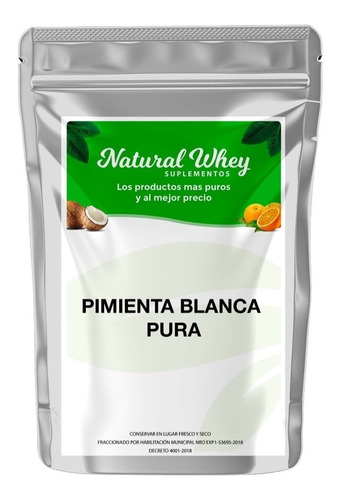 Pimienta Blanca Pura 100 Gr