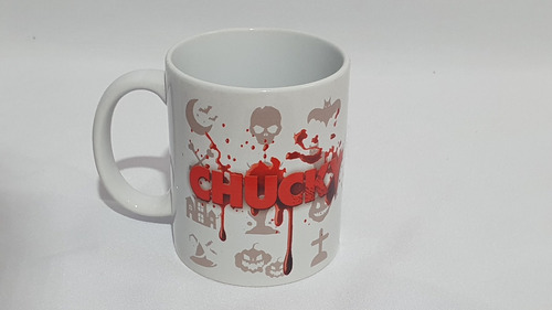 Imagen 2 de 3 de Taza Personalizada Halloween Chuky Terror Coleccion