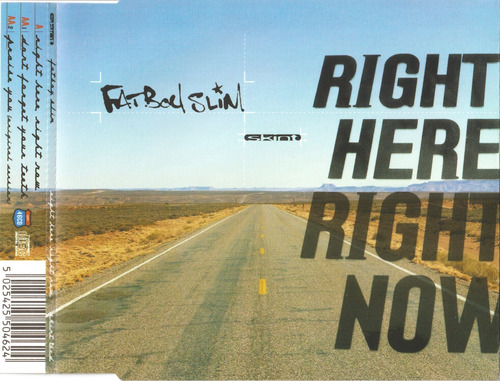 Fatboy Slim Right Here, Right Now Cd Single 1999 Uk