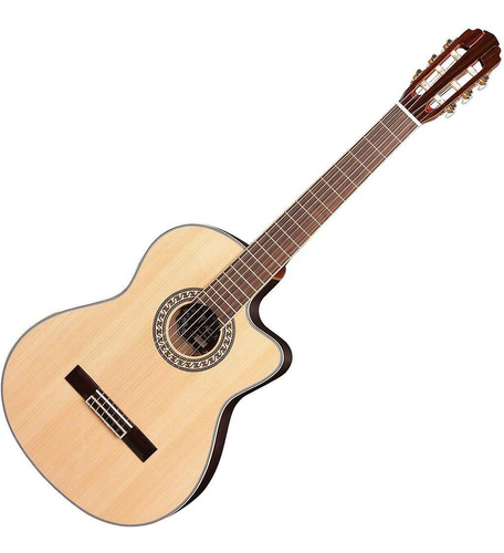 Violão Eletroacústico Eagle Emn880c Nylon Clássico Cutaway