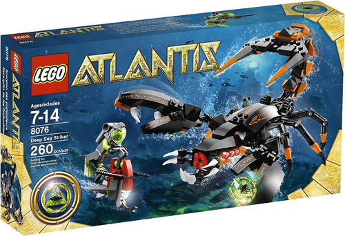 Set Construcción Lego Atlantis Deep Sea Striker 260