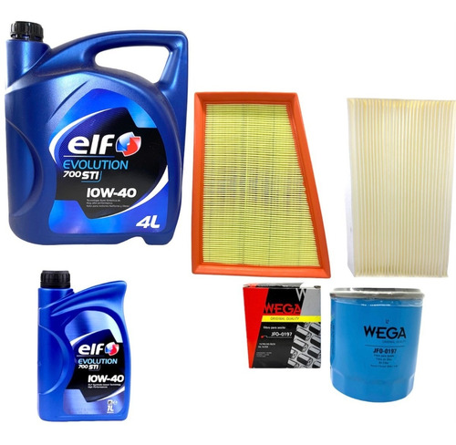 Kit Filtros Y 5l Aceite Elf Evo Renault Fluence 2.0 Nissan