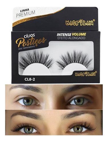 Cílios Postiços Macrilan Efeito Alonga Cl8 2