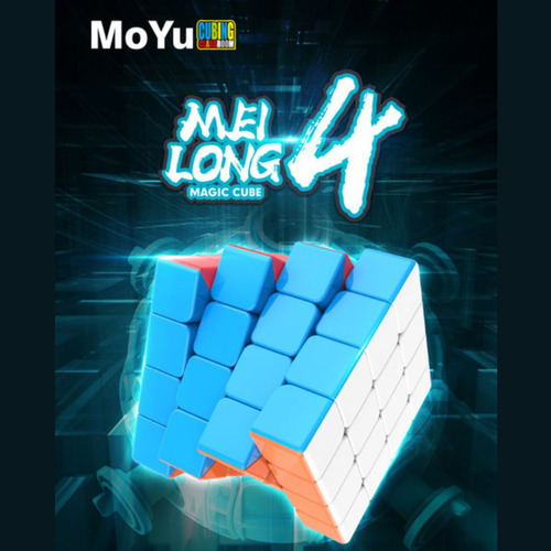 Imagen 5 de 7 de Cubo Rubik Moyu Meilong 4x4 Profesional Velocidad Nuevo