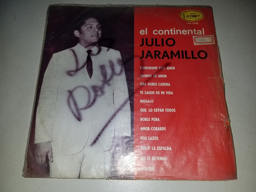 Lp Vinilo Disco Julio Jaramillo El Continental Balada