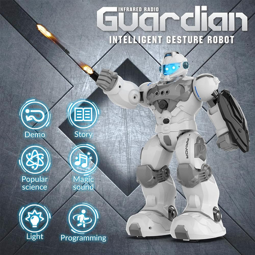 Stemtron Robot Toys Para Niños, Robot De Control Remoto Prog