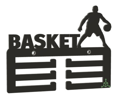 Medallero Basket Soporte Para Medallas De Básquetbol
