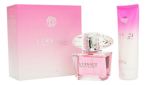 Set De Regalo Versace Bright Crystal Eau De Toilette De 90 M