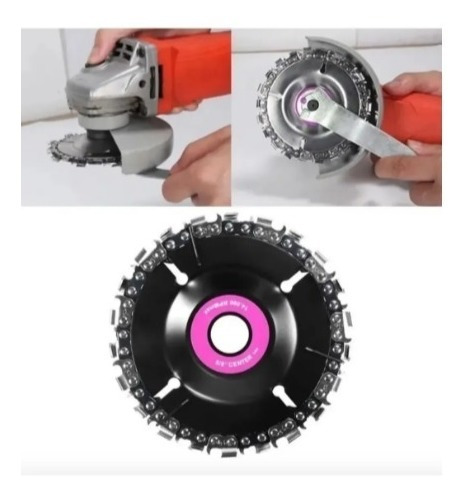Imagem 7 de 8 de Disco Corrente De Motosserra Para Lixadeira- Esmerilhadeira
