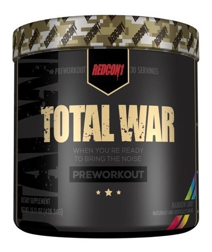 Total War Redcon1 Pre Workout 30 Servicios Lpv Pw2