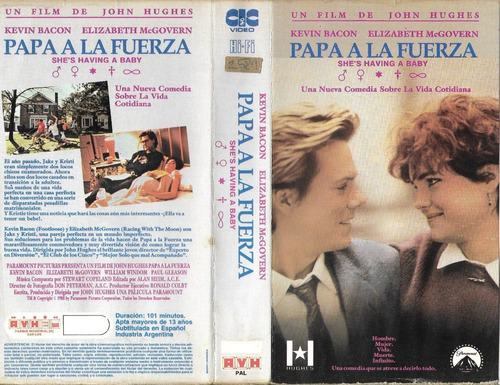 Papa A La Fuerza Vhs Kevin Bacon Elizabeth Mcgovern 1988