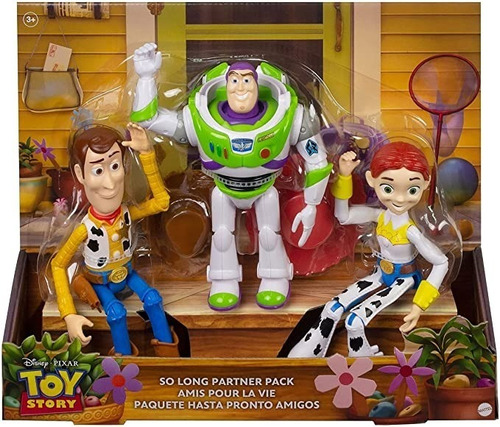 Imagen 1 de 5 de Toy Story Pack Adios Amigos, Buzz-jessie-woody Mattel