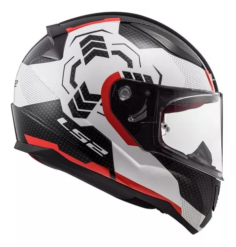 Casco Integral LS2 353 Rapid suprem blanco/rojo – Moto Lujos Mellos