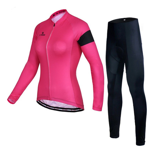 Roupa Ciclismo Feminino Longo Bike Roupa P Ao 4xl