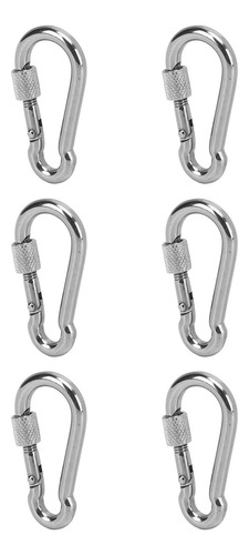 Ganchos De Resorte Quick Link Clip De Acero Inoxidable, 6 Un