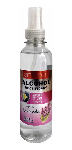 Alcohol Rectificado 70% Perfumado 1/4 Litro