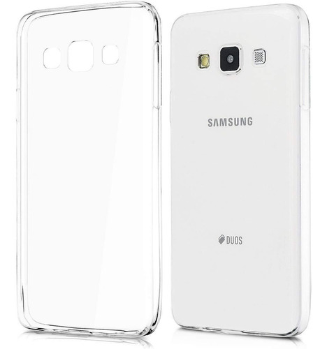 Imagen 1 de 10 de Funda Samsung A3 Silicona Tpu + Vidrio Templado + Regalos !
