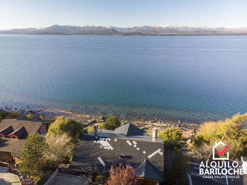 Imagen 17 de 18 de Alquiler Casa En Bariloche Con Costa De Lago Nahuel Huapi. 10 Pax. Km5. 360.