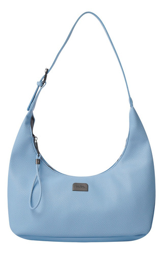 Totto Bolsa De Dama - Mujer Crossbody Bandolera Smooth S - A Color Azul Acero Diseño De La Tela Lisa