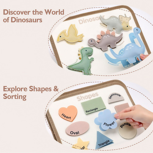 Livro De Brinquedos Sensoriais De Aprendizagem Precoce Para
